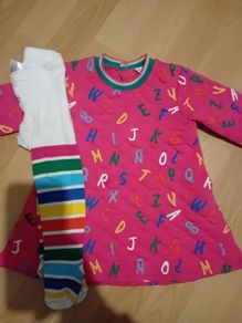 Agatha Ruiz De La Prada Dress & Tights Age 18 months