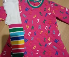 Agatha Ruiz De La Prada Dress & Tights Age 18 months