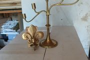 brass candle holders