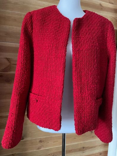 Women Tweed jacket with duo welt pockets And Other Stories BNWT