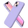 Liquid Silicone Shockproof Case For iPhone 13 Mini Luxury Soft Phone Cover Purple New - FHT4IP13MLK Image 7