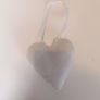 Just Married Fabric Heart Image 3