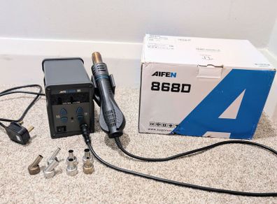 Hot Air Soldering Station + 7 Nozzles