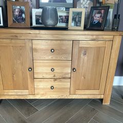 Solid oak sideboard