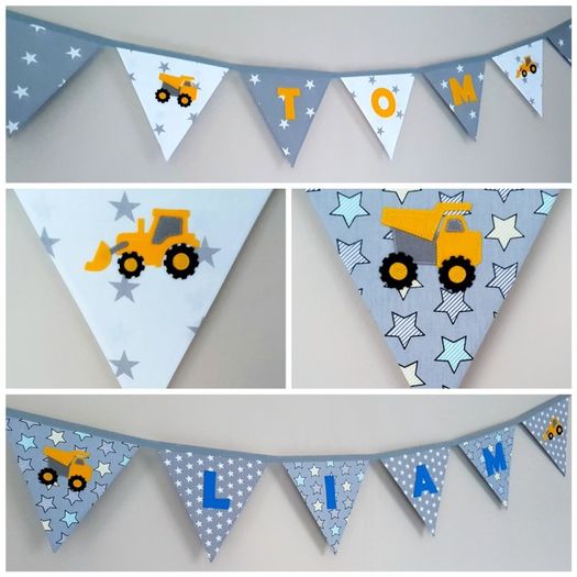 Eco-Friendly Personalised Cotton Bunting Made to Order