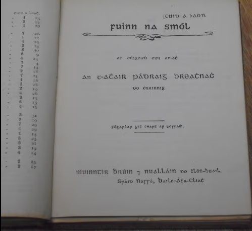 Fuinn Na Smol Parts 1 - 7. By Breathnach, An t-Athair Padraig (Robert Farren's copy)
