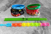 Pre Owned Kids Rubber Bracelets x10