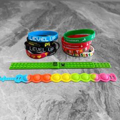 Pre Owned Kids Rubber Bracelets x10