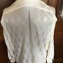 Cream Jaeger long sleeve double-breasted blouse Image 3