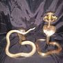 Antique Snake form Candlestick Holders Image 10