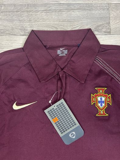 New Vintage 2003 Nike Portugal Rugby Polo Shirt Jersey Mens Large