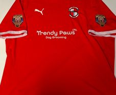 Tolka Rovers Match Worn Official Puma Football Jersey (Adult XL) FREE POST