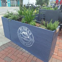 Restaurant Outdoor Wooden Planter