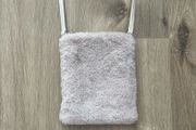 Beige Faux Fur Shoulder Bag / Crossbody Bag
