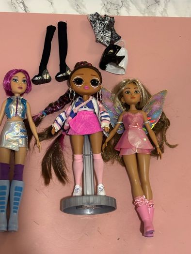 LOL OMG and Winx dolls Lot