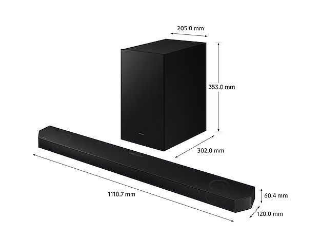 Samsung Q700B Q-Series Soundbar and Wireless Subwoofer Dolby Atmos