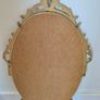 Ornate vintage-style oval wall mirror. 60 ono Image 2