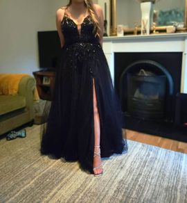 Black Sparkle Corset Dress