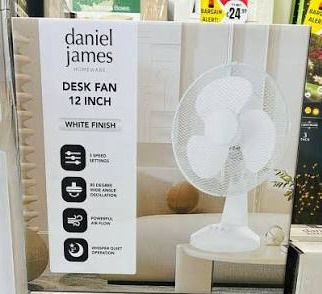 Desk fan 12 inch - AS NEW