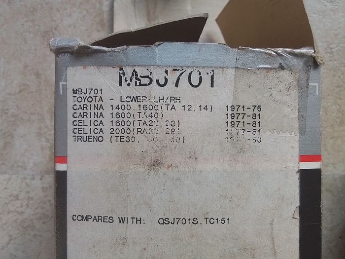 Toyota Carina  / Celica Ball Joint.