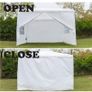 3x3m White PE Gazebo Marquee Awning Waterproof Canopy for Outdoor Event Image 4