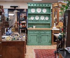 Vintage Irish Pine Kitchen Dresser Artist Upcycled