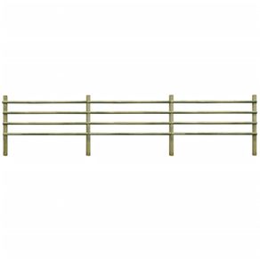 Garden Fence Impregnated Pinewood 6 m
