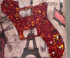 Fender US '72 Telecaster Standard Humbucker Guitar Pickguard, red Tortoise (fits also the AP deluxe shawbucker)