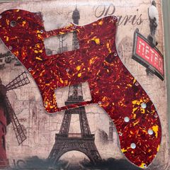 Fender US '72 Telecaster Standard Humbucker Guitar Pickguard, red Tortoise (fits also the AP deluxe shawbucker)