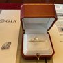 18 Ct Yellow Gold Oval Diamond Solitaire .1.51 Carat . 4 Claw Setting . Diamond Certification And Valuation Included . Image 9