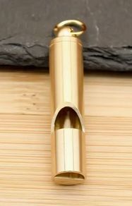 Copper Alloy High Decibel Whistles, new, unopened.