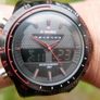 Naviforce 9024 Mens Sports Metal Wrist Quartz watch (Black -Red) Image 5