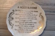 Foreign  Decorative Dish - A House Blessing