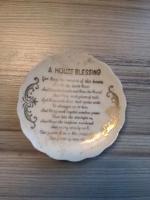 Foreign  Decorative Dish - A House Blessing