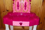 Pretend Play Girls Vanity Makeup Unit Table