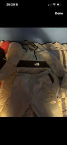 kids northface tracksuit