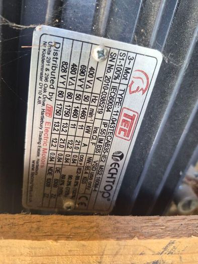11kw 4pole b35 electric motor