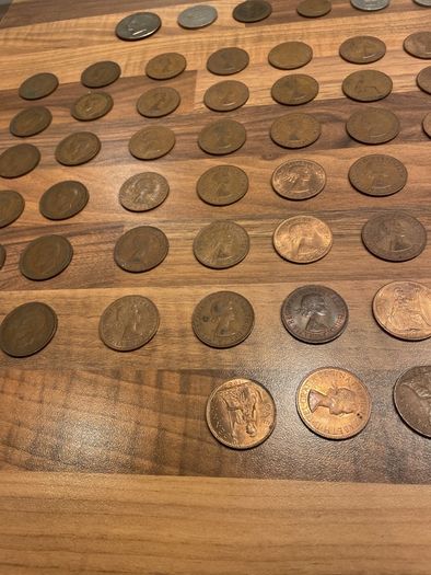 Vintage coins 91 in total