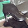 Kendra Apple Heeled Ankle Boots Clarks Black in box Image 2