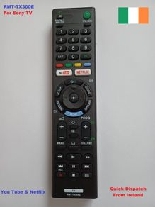 For Sony RMT-TX300E Smart TV Remote Control With NETFLIX & YouTube