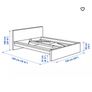 Ikea Malm Double bed Image 2