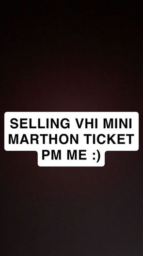 VHI mini marathon ticket
