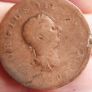 1807 British Copper Halfpenny George III Image 3