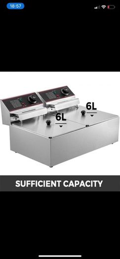 220v Commercial Electric Deep Fryer 5000w 12litre