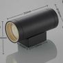 Outdoor wall lights x 3 Image 4