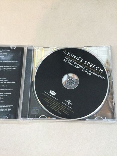 The kings speech score alexander desplat rare