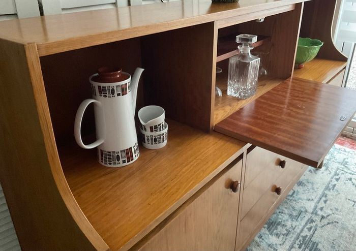Mid century teak side board in VGC