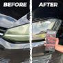 Car Headlight Restoration Kit for MOT - Treats Opaque Headlights, Yellowing and Degradation - Sanding Discs, Polish, Polishing Sponge and Universal Adapter - Driving Visibility and Safety. Image 2