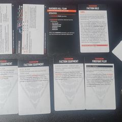 Warhammer 40k Killteam Raveners Datacards