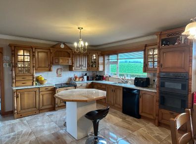 Solid oak kitchen